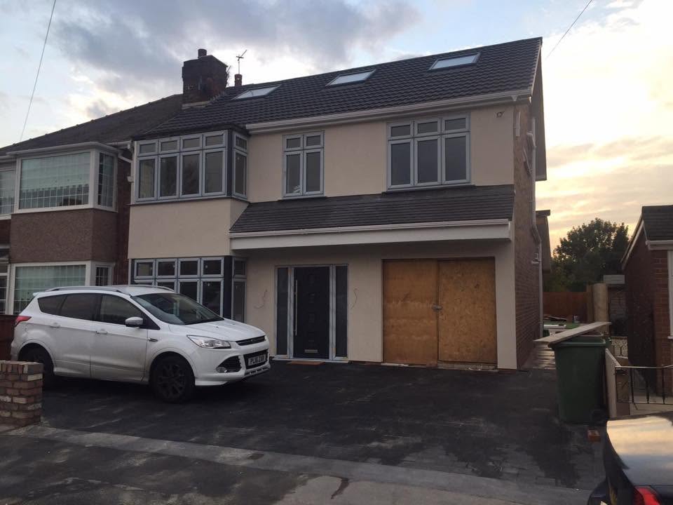 Semi-detached house with newly added rear dormer loft conversion — RG Northwest